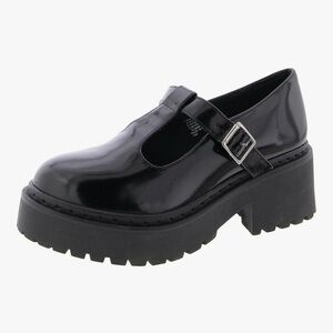 Steve Madden Black Platform Mary Jane Shoes